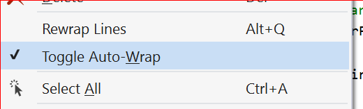 Auto-wrap